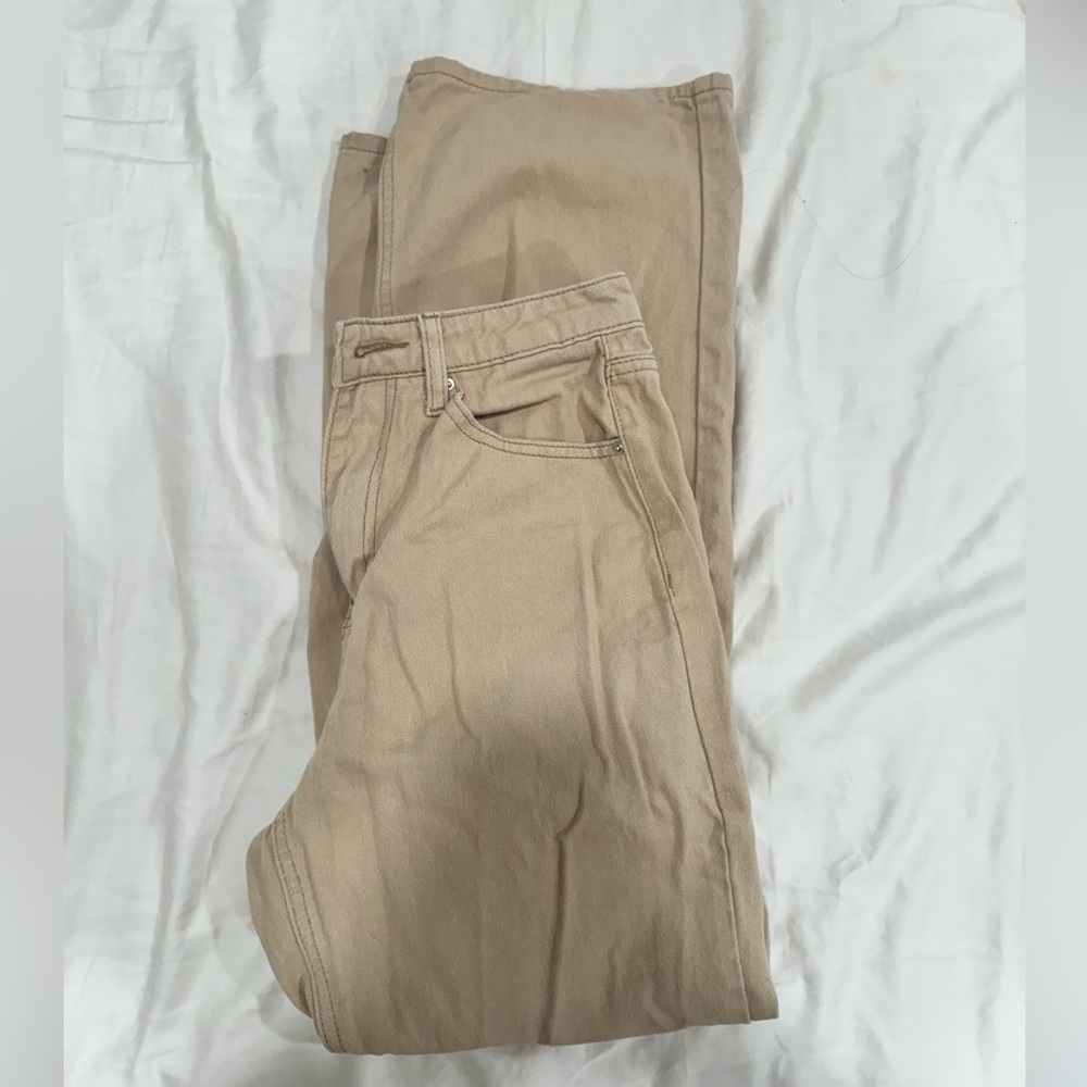 Beige jeans